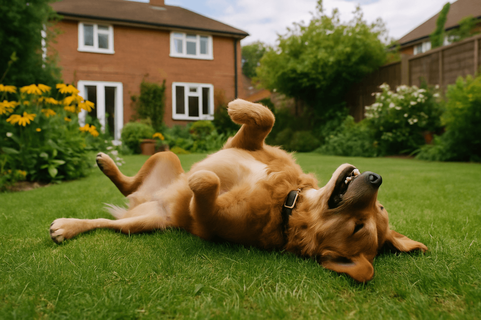 why dogs roll on their backs