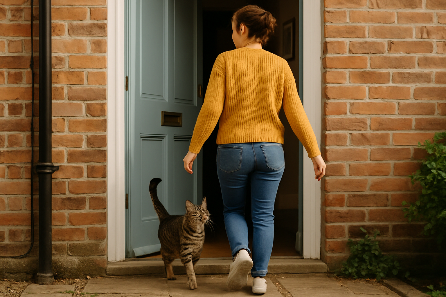 why your cat follows you
